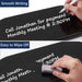 Glass Desktop Whiteboard - 17 X 7 Inches Black Board Pink Light
