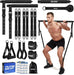 Pilates Bar Kit with Resistance Bands for Working Out, 210lbs Heavy Resistance Bands with Handles, Pilates Equipment wit