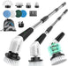 Electric Spin Scrubber, Cordless Power Cleaning Brush with Long Handle