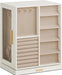 Jewelry Box Organizer, 360° Rotating, 5 Drawers, Cloud White