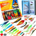 Fishing Lures, All-in-One Fishing Tackle Box with Tackle Included, Fishing Gear Lure Bait Accessories Kit for Freshwater Bass Trout, Ideal Fishing Gifts for Men, Father & Beginners