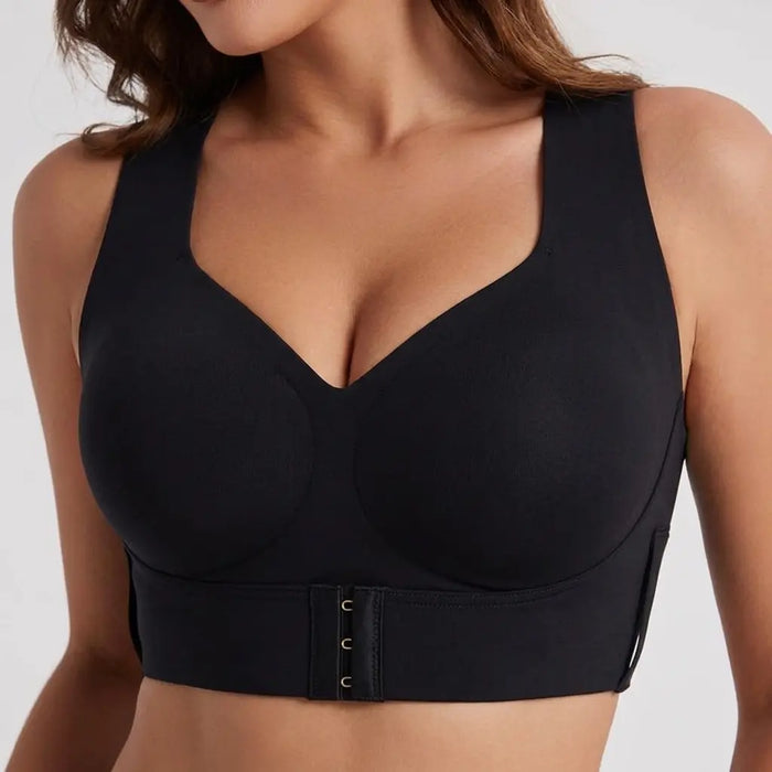 Women'S Animal Print V Neck Posture Sports Bra Wire Free, Breathable Mesh, Removable Pads, Gentle Support, Machine Washable, Minimizer Jelly Alternative for Yoga & Gym Workouts, Bras for Women Posture Shaping Bra Sporty Bra