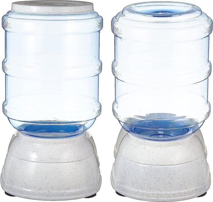 Automatic Pet Water Dispenser and Gravity Food Feeder Set for Cat and Dog, Easy to Clean, 152fl.oz food feeder, 135.3fl.