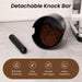 Espresso Knock Box Coffee Knock Box Espresso Bucket Knock Coffee Ground Dump Bin with Removable Knock Bar Trash Can Non-Slip Base