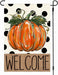 Fall Garden Flags 12x18 Double Sided Pumpkin Thanksgiving Decor