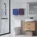 Brushed Nickel 24" Towel Rack, Rustproof Wall Mounted Towel Bar