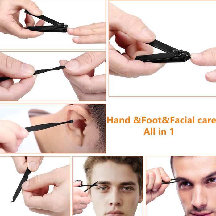 Manicure Set Nail Clippers Set Gifts for Men Manicure Pedicure Kit