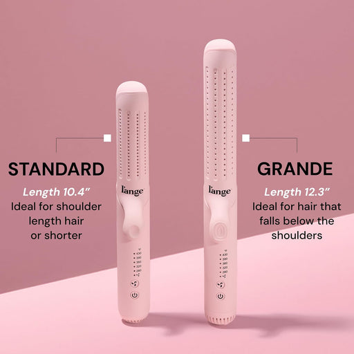 Le Duo Grande 360° Airflow Styler | Curl & Straighten with One Tool | 5.3" Snag-Free Titanium Plates | Cooling Air Vents