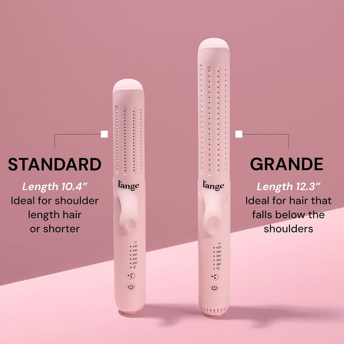 Le Duo Grande 360° Airflow Styler | Curl & Straighten with One Tool | 5.3" Snag-Free Titanium Plates | Cooling Air Vents