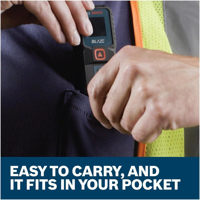 BOSCH GLM100-23 100 Ft Blaze Laser Distance Measure, with 2 AA Batteries