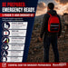 70280 Emergency 2-Person 3-Day Survival Backpack