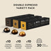 Nespresso Vertuo, Double Espresso Variety Pack, Mixed Roast, 30-Count Pods