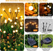 Solar Lights Outdoor(4 Pack-32 LEDs),Solar Garden Lights,Fairy Lights