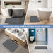 Stone Bath Mat, Diatomaceous Earth Bath Mat, Shower Mat Grey