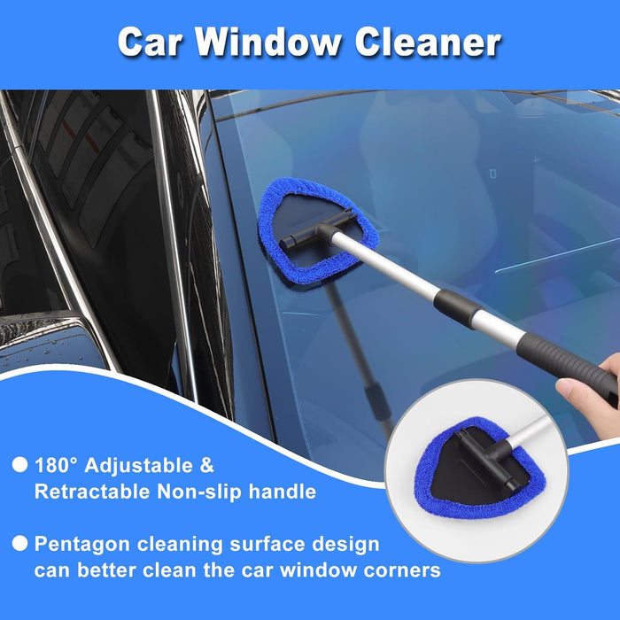 17pcs Car Detailing Kit Interior Cleaner, Car Interior Cleaning Kit with Handheld Car Vacuum, Car Detailing Brushes, Win