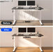 FLEXISPOT EN2 55"x28" Standing Desk with Power Strip Bundle, Mahogany