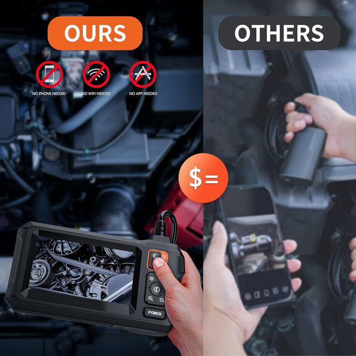 Endoscope Camera with Light, 1080P HD Borescope