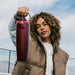 Owala FreeSip Sway Stainless Steel Water Bottle 30 oz Black Cherry