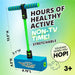 My First Foam Pogo Jumper for Kids Fun and Safe Pogo Stick, Durable Foam and Bungee Jumper for Ages 3 and up Toddler Toys, Supports up to 250lbs (Blue)