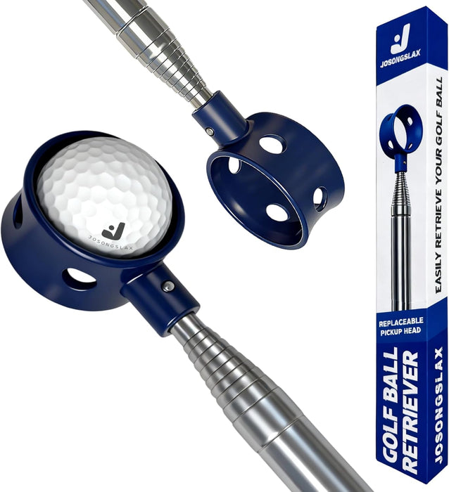 Golf Ball Retriever Telescopic for Water, 9/12/15/20Ft GolfBall Grabber Tool, Golf Accessories Gifts for Men, Women & Go