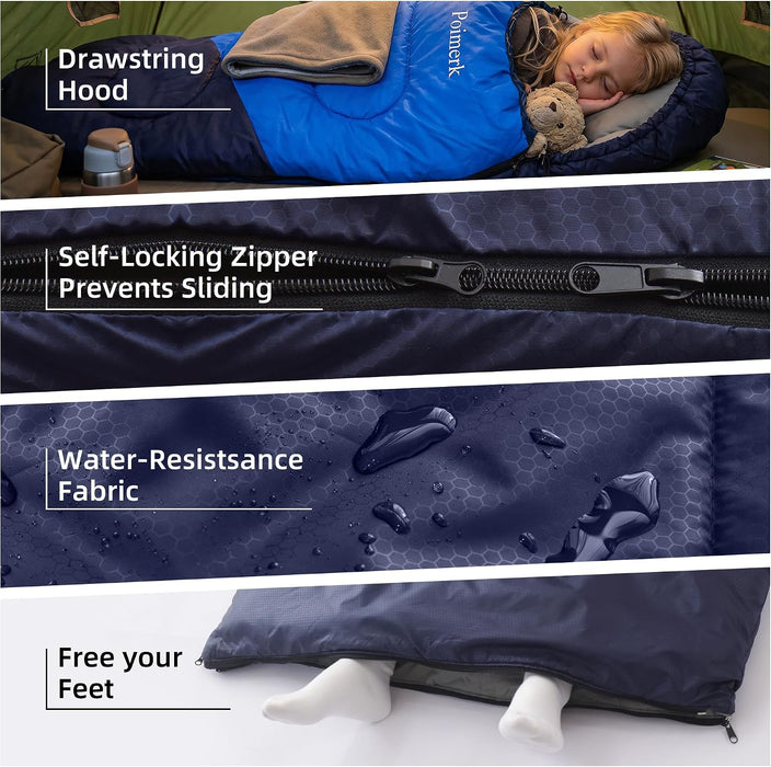 Camping Sleeping Bags for Adults Kids Teens,Backpacking Lightweight