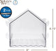 Nature’s Way Crystal Window Seed Feeder with 4 Secure Suction Cup Mount, Clear 2-Cup Capacity Hanging Bird Feeder for Cl