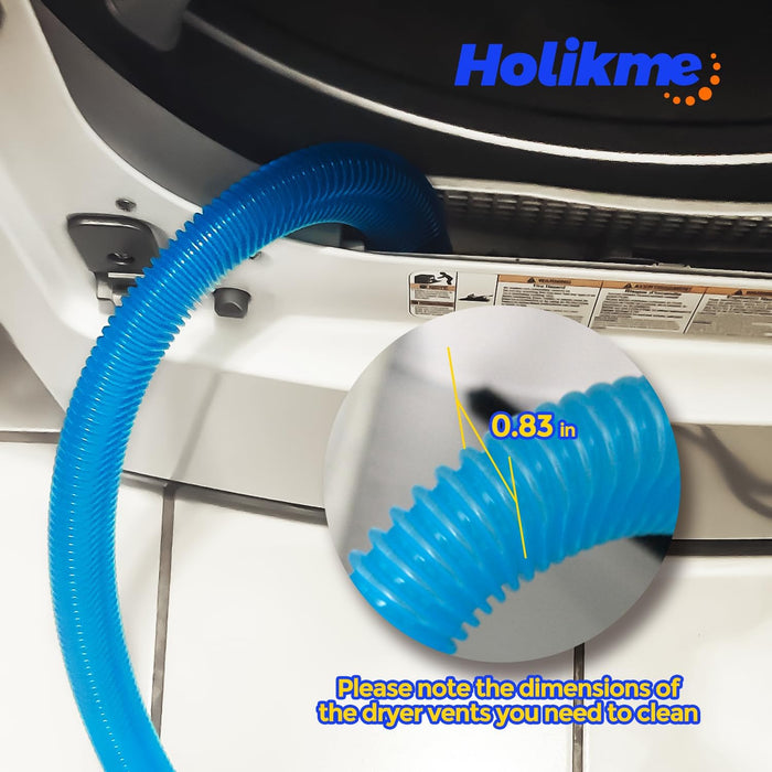 Dryer Vent Cleaner Kit – Blue Lint Vacuum Attachment
