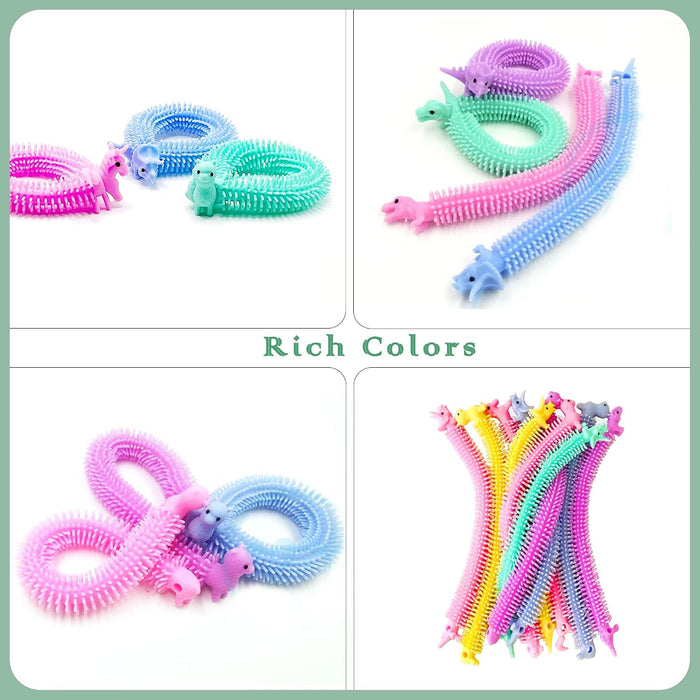 30 Pack Stretchy Strings Fidget Toys, Sensory Toys Bulk for Kids, Adults Stress Relief, Anti-Anxiety Autism Toys, Perfec