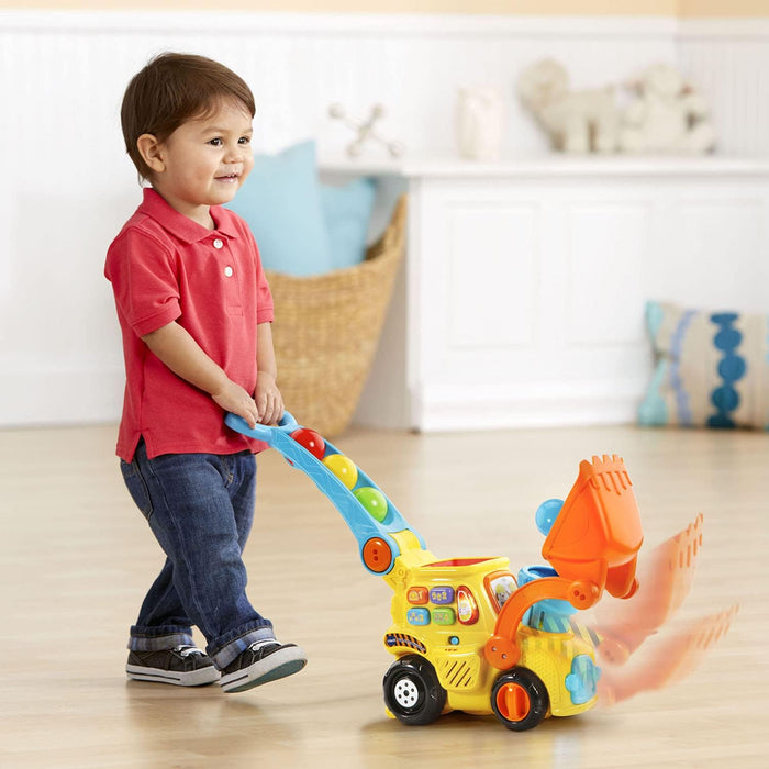 Pop-a-Balls Push and Pop Bulldozer, Yellow