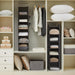 Hanging Closet Organizer and Storage, 6-Shelf, Grey