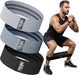 Fabric Resistance Bands for Working Out, 3-Pack for Legs and Glutes