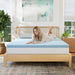 EGOHOME 2 Inch Twin Memory Foam Mattress Topper- Cooling Gel Infused