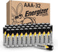 Alkaline Power AAA Batteries (32 Pack), Long-Lasting