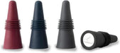 W6121 Bottle Stoppers Set of 4, Multicolor Wine Bottle Caps to Preserve Freshness, Stylish and Durable, Perfect for Parties and Gifts
