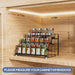 Spice Rack Organizer for Cabinet, 4 Tiered Spice Rack Organizer, Tiered Adjustable Spice Shelf for Kitchen Countertop Or
