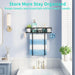 Wall Mounted Towel Rack for Bathroom, Towel Storage for Above Toilet