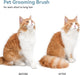 Skin Friendly Self-Cleaning Slicker Brush for Dogs & Cats, Gentle Pet Grooming Tool for Shedding & Deshedding, Efficient Hair Remover for Long & Short Haired Pets