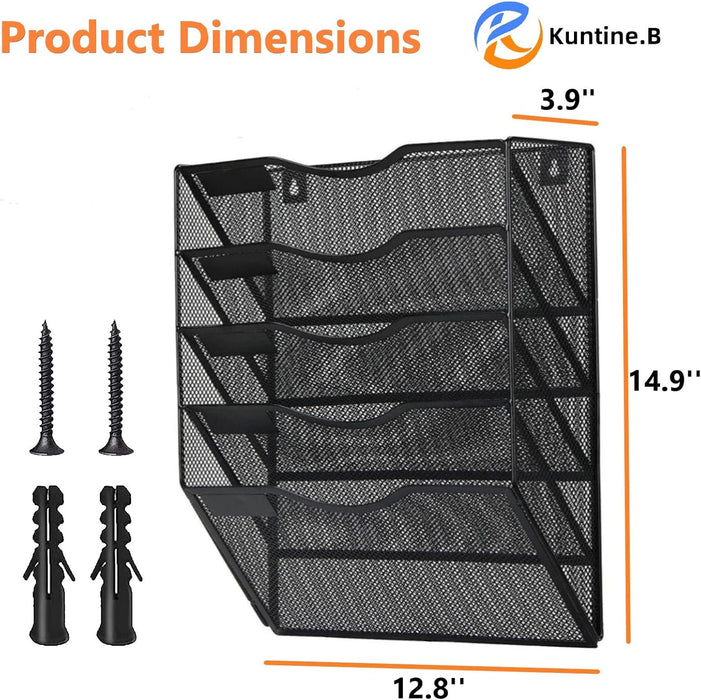 Wall File Organizer Office Hanging Magazine Holder Wall File Organizer for Office Home