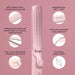 Le Duo Grande 360° Airflow Styler | Curl & Straighten with One Tool | 5.3" Snag-Free Titanium Plates | Cooling Air Vents