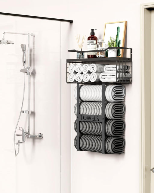 Towel Racks for Bathroom Wall Mounted Towel Storage Organize
