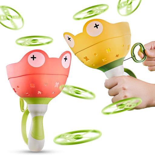 Outside Toys for Kids Ages 4-8 - Manual Capture Catching Game with 24 Discs