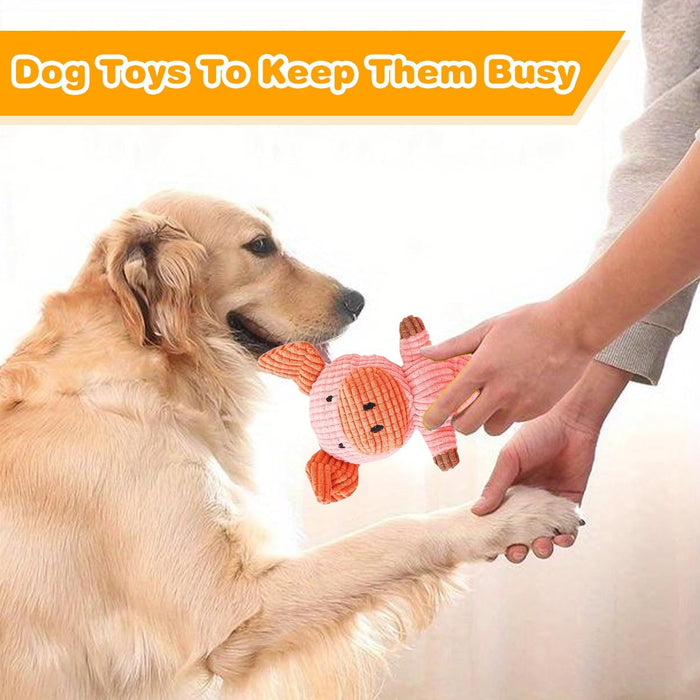 Dog Squeak Toys Puppy Toys, Tough Dog Toys for Aggressive Chewers