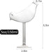 Cocktail Glasses Bird Shaped Cocktail Wine Glass 5oz/150ml Set of 2 Drinking Unique Champagne Coupe Glass Bird Shape Martini Goblet Cups 2pcs Glassware for KTV Home Bar Club