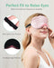 100% Mulberry Silk Sleep Mask, Light Blocking Eye Masks (2 Packs)