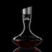 Wine Decanter,Red Wine Carafe,Decanter with Built-in Aerator Pourer, 100% Hand Blown Lead-free Crystal Glass with Stainless Steel Pourer Lid, Filter, Wine Gifts for Men
