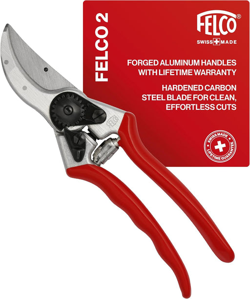 F2 Pruning Shears – 9.25" Swiss-Made Garden Clippers for Professional Pruning | Hand Pruners for Gardening | Garden Tool