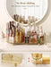 Rotating Makeup Organizer for Vanity Countertop, Amber