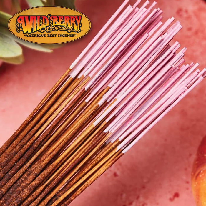 Incense Sticks - Peace of Mind - Serene Floral Blend with Peach and Vanilla - Hand Dipped in the USA (100 Count)