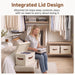 Fabric Storage Bins with Lids, Closet Storage Bins