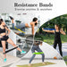 Resistance Bands for Working Out, 5 Levels Elastic Exercise Bands